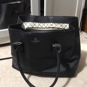 Authentic Kate Spade Black Tote/Purse